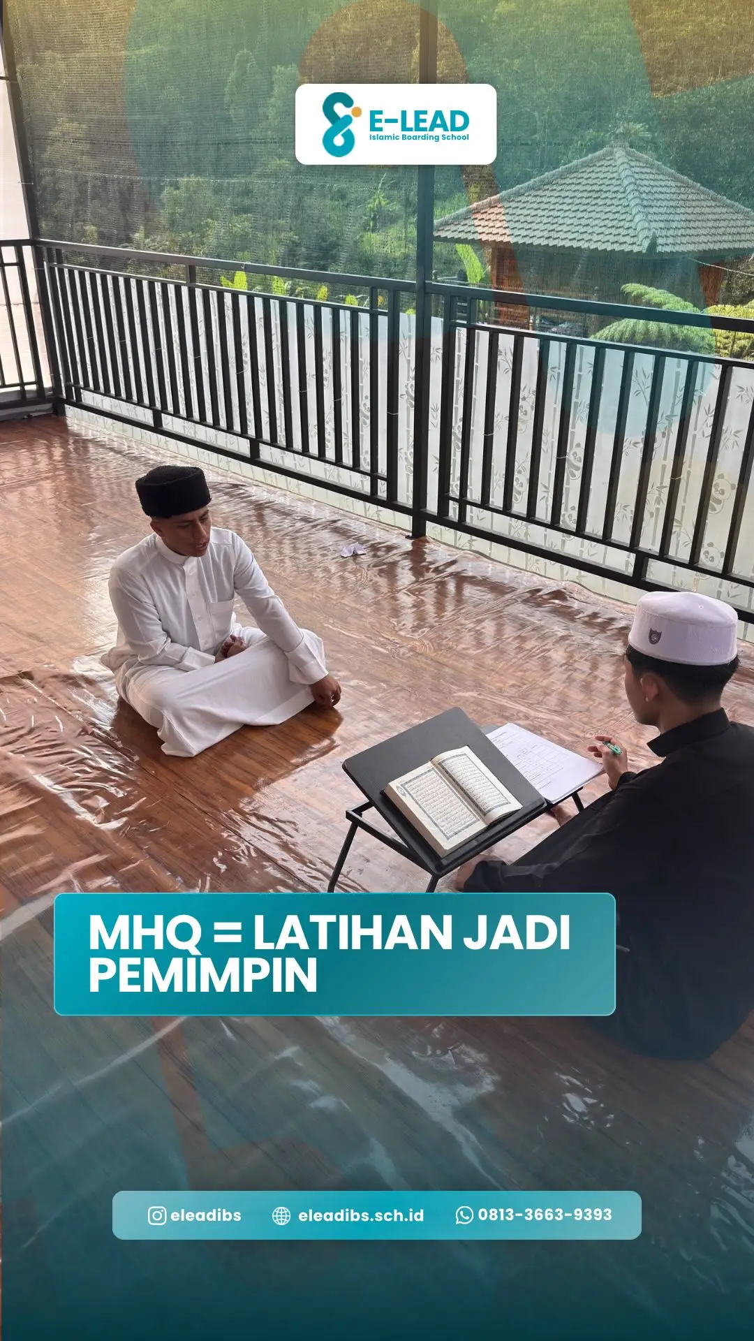 Menghafal Al-Qur’an bukan hanya tentang menambah hafalan.
Di sinilah santri dilatih disiplin, fokus, dan tanggung jawab.

Duduk, membaca, menyetorkan, lalu memperbaiki—
proses sederhana yang membentuk jiwa besar.

Karena pemimpin sejati,
lahir dari kedekatannya dengan Al-Qur’an.